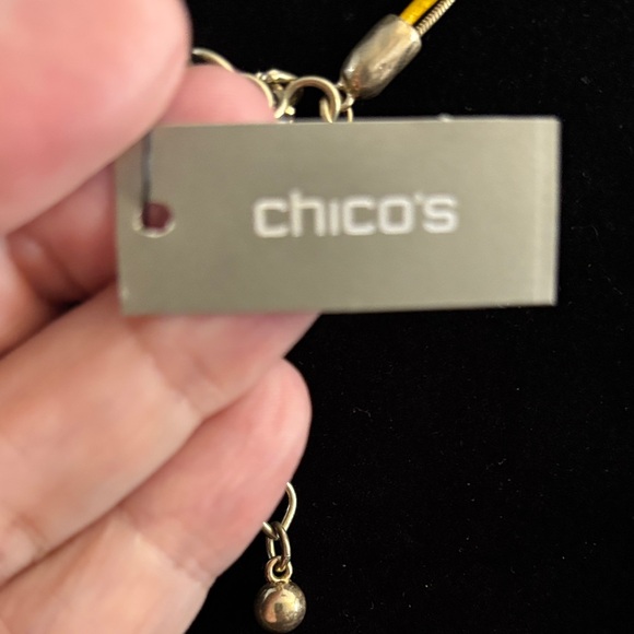 Chico's Multi-Strand Necklace with Glass Accents - Picture 2 of 6